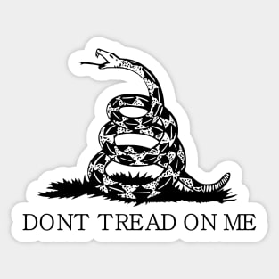 Don't Tread On Me Flag Sticker